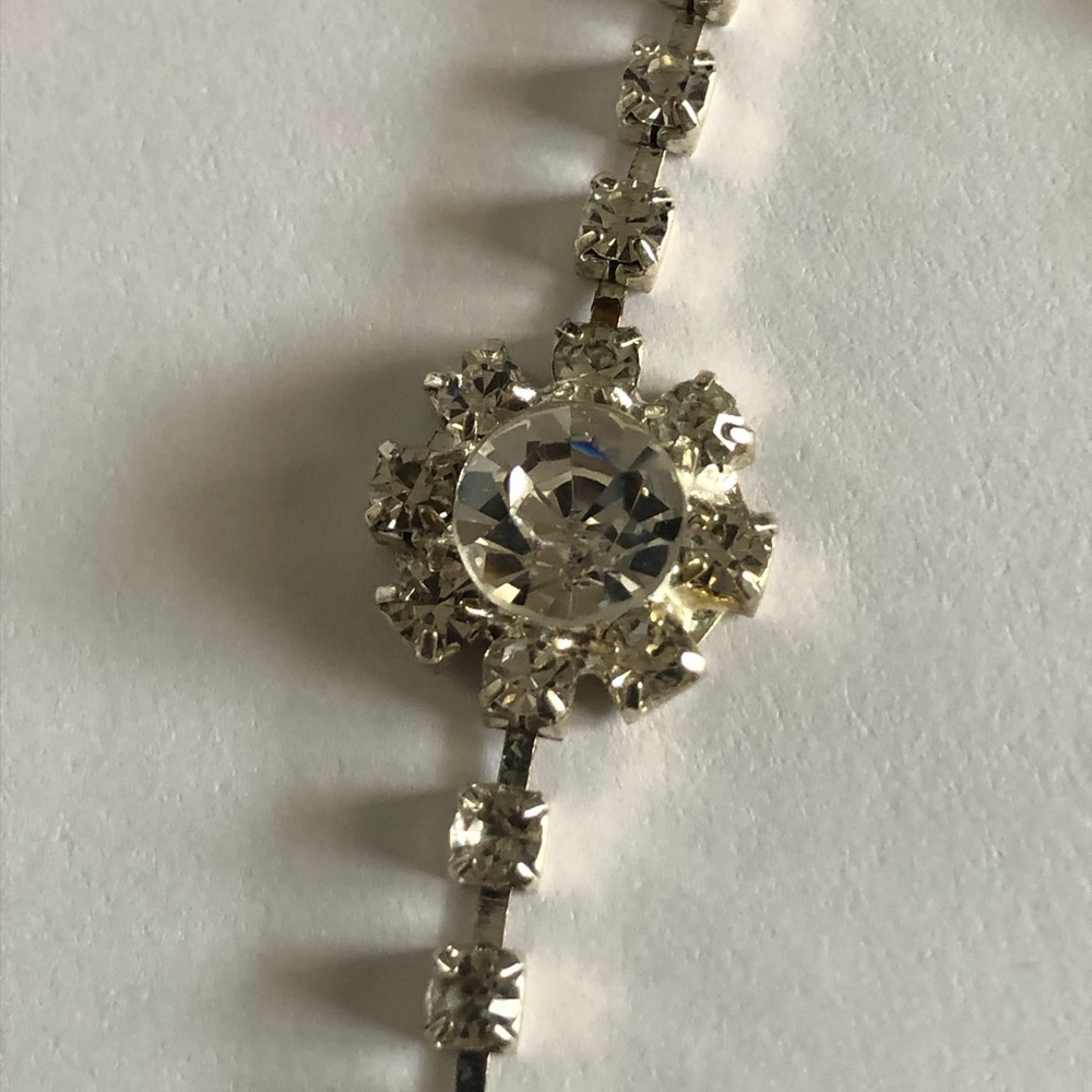 Vintage Silver Tone Cocktail Bracelet - Picture 7 of 14